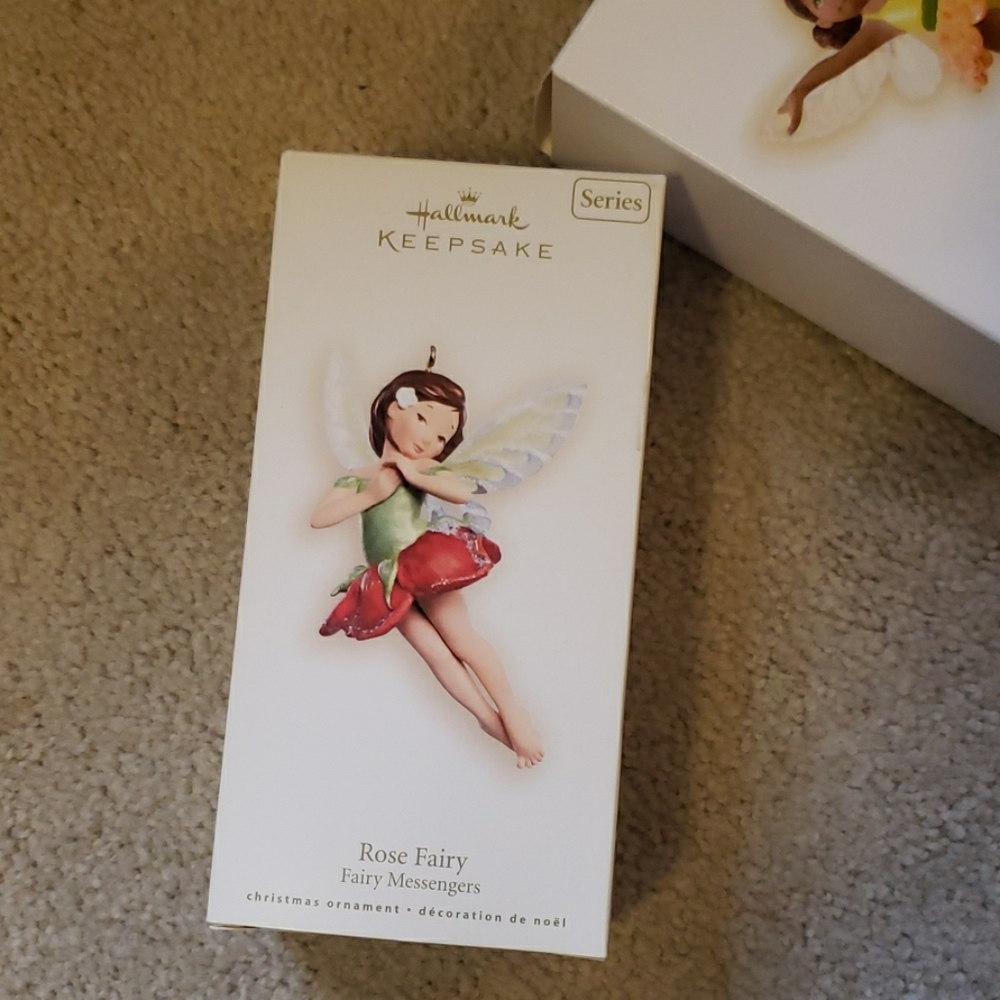 Hallmark 2007 Fairy Messengers ROSE 3rd in series